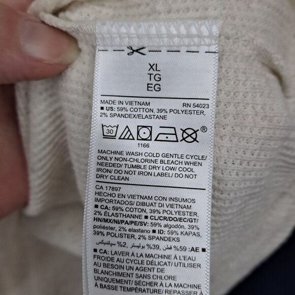 Old Navy Mens waffle L/S tee NWT - Picture 5 of 11